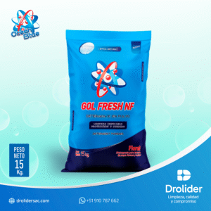 Gol Fresh BF – Detergente en Polvo Floral Industrial (15 kg)