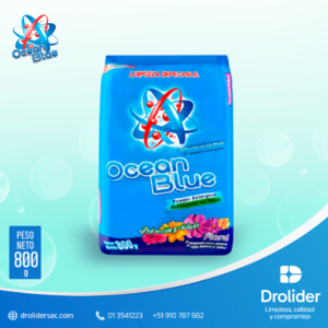 Detergente en Polvo Floral – Ocean Blue (800 g) – Drolider SAC