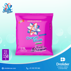 Detergente en Polvo Lavanda – Ocean Blue (150 g) – Drolider SAC