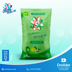 Detergente en Polvo Limón – GOL FRESH Poder de Lavado (15 kg) – Drolider SAC