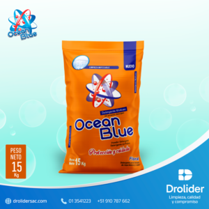 Detergente en Polvo Floral – Ocean Blue NF (15 kg) – Drolider SAC